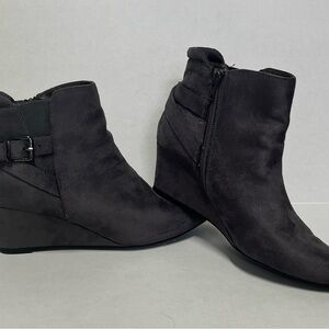 Dream Pairs Grey Ankle Booties